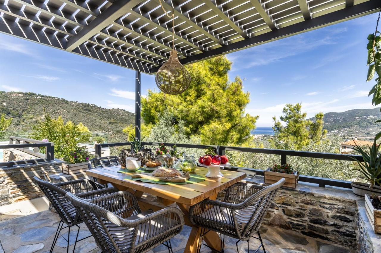 Villa Politimi Luxury Retreat Skopelos Exterior foto
