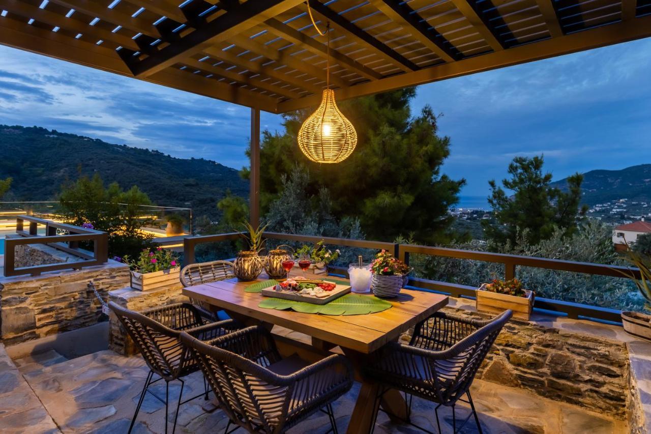 Villa Politimi Luxury Retreat Skopelos Exterior foto